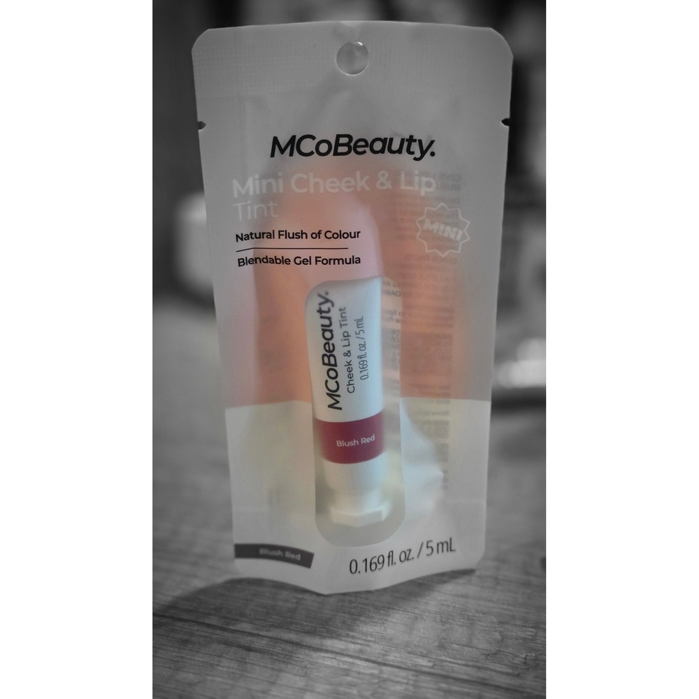 MCoBeauty Mini Cheek & Lip Tint Blush Red 5mL Travel Size Gel Formula NEW